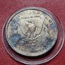 1889 Silver Morgan Toned 1 Dollar coin Image 2