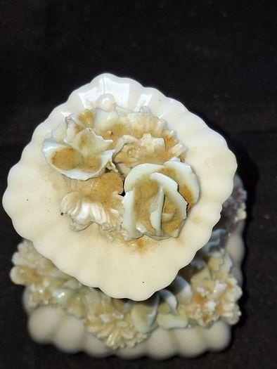 Beautiful Old French Floral Porcelain Perfume Atomizer, Postage Available or Collection