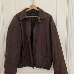 Vintage Men's Brown Corduroy Padded Jacket