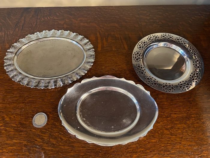 Trio of Vintage EPNS Trays