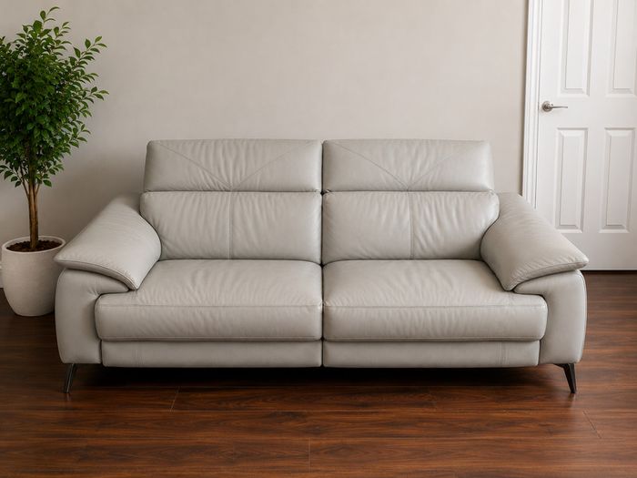 Leather Sofa & Matching Armchair Excellent Condition