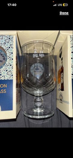 Birra Moretti Sale di mare Pint Glass Beer Limited edition