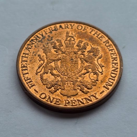 Gibraltar Coin 1p Referendum 2017