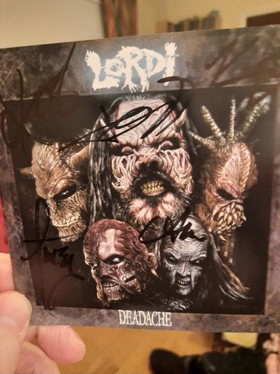 Lordi: Deadache CD - US Original Pressing - 2008 (fully Autographed)