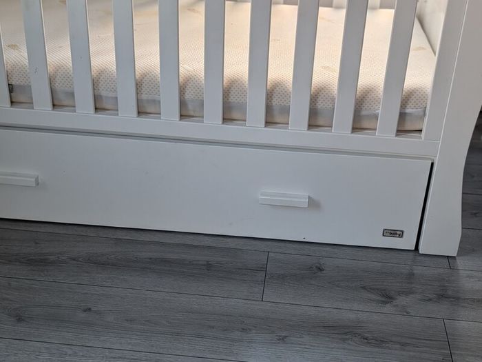 white oslo cot bed