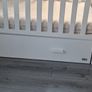 white oslo cot bed Image 2