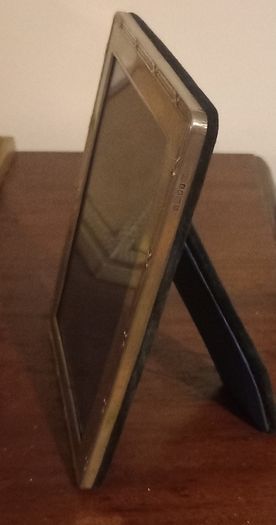 Two sterling silver picture frames.