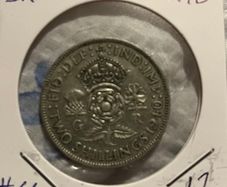 British Florin 1940 (50% Silver)
