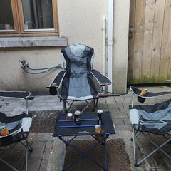 Set of camp/Beach chairs and table