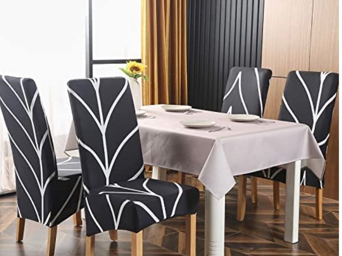Black and white large chair covers 10 euro or 6 for 50 euro