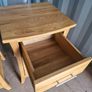solid oak bedside lockers Image 2