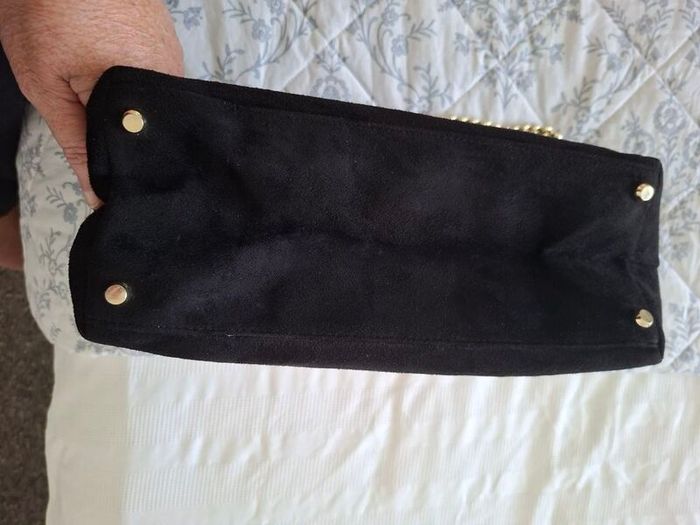 karen Millen suede bag