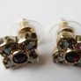 Vintage PAST TIMES Gold-Plated Earrings, Vintage 1980s Image 9
