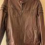 Barneys Originals genuine leather jacket burgundy Size M Medium Image 2