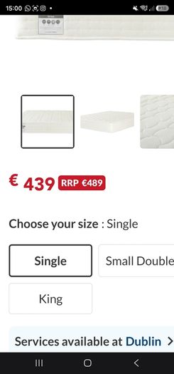 single bed