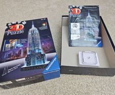 Empire State Building 3D Puzzle With Lights