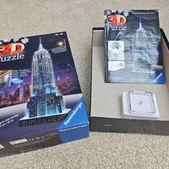 Empire State Building 3D Puzzle With Lights