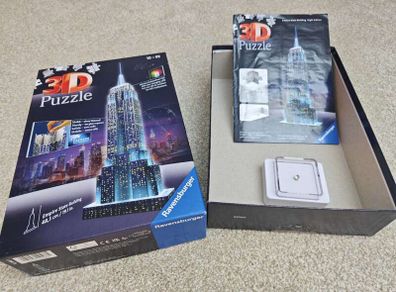 Empire State Building 3D Puzzle With Lights
