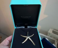 Tiffany and Co Solid Silver Star necklace