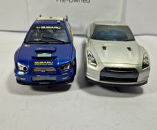 Scalextric Turbo Twin Pack (slot cars - Lamborghini Subaru )