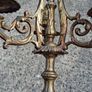 A Pair Of Nineteenth Century Bronze/Brass Candelabras(3.8kgs) Image 8