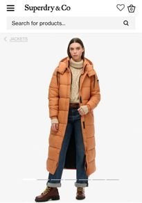 Superdry Longline Puffer Coat