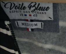 Voile Bleue Zipped Hoodie BNWL