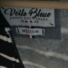 Voile Bleue Zipped Hoodie BNWL