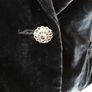 Women's Jacket Midnight Blue Velvet Size 16 Image 3