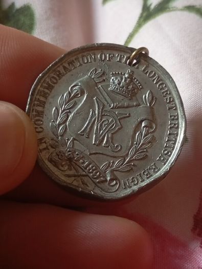 Queen Victoria Diamond Jubilee Royalty Commemorative Medallion, 1897
