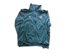Adidas The Celtic Football Club Mens Green Full Zip Track Jacket Size Large L