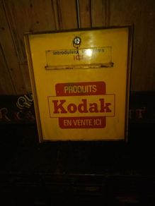 Vintage French Kodak Drop Box