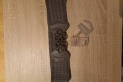 BNWT A/wear grey stretchy link detail belt size Small/Medium Postage included