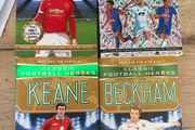 Football heroes books and quiz book.
