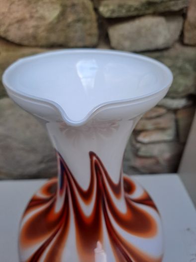Vintage Mid Century Italian Style Art Glass Ewer Jug