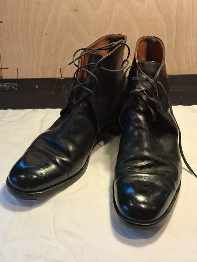 Vintage Crockett And Jones Dress Army Boots(1979)