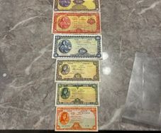 Full set of lady lavery banknotes