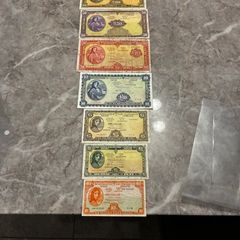 Full set of lady lavery banknotes
