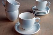 Dema Simplicity Espresso Cups and Saucers