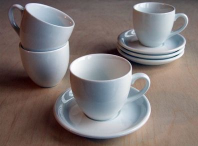 Dema Simplicity Espresso Cups and Saucers