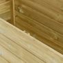 Garden Raised Bed with Floor 150x50x75 cm Impregnated Pinewood Image 2