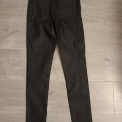 Black coated jeans