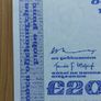 Irish 20 poundYeats Banknote 1981 b series Image 3