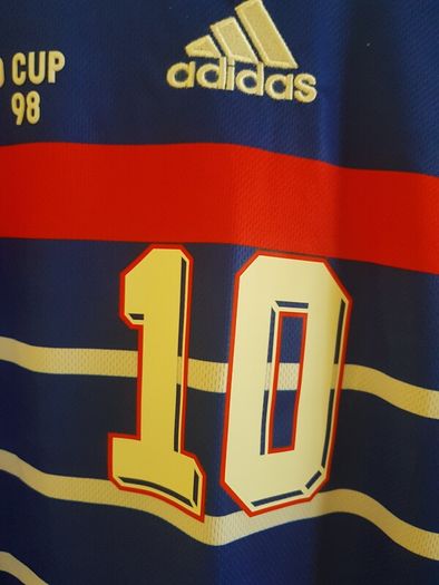 France 1998 World Cup Final Shirt - Zidane #10 - Size M