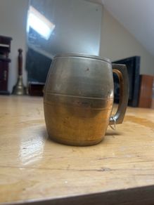 Vintage brass Cup