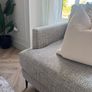 3 Seater Sofa, Armchair and Footstool Like New, Professionally Cleaned. Image 5