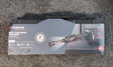 Parkside Performance 20V Cordless Brushless Ratchet 1/2 Inch Drive + Adapter. Garage Mechanic Car Repair Taxi DIY