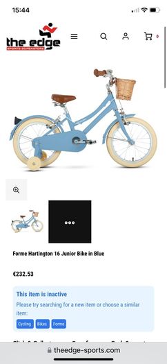 Girls bike perfect condition
