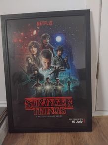 Stranger Things framed poster