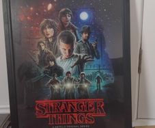 Stranger Things framed poster